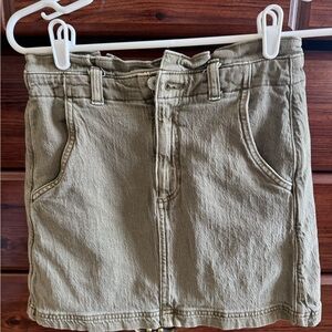 American Eagle Olive Mini Skirt